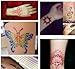 Mehndi Stencil Tattoo Stencil Henna Designs Right Hand - single use S109R - suitable for Henna Tattoo Glitter Tattoo and Airbrush Tattoo