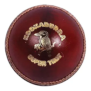 Kookaburra Super Test Cricket Ball, (Red)