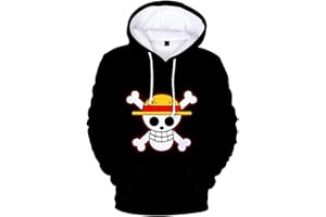 YIMIAO Unisex 3D Drucken One Piece Pullover Manga Anime Outwear Herren Jungen Hoodie Luffy Ace Kapuzenpullover