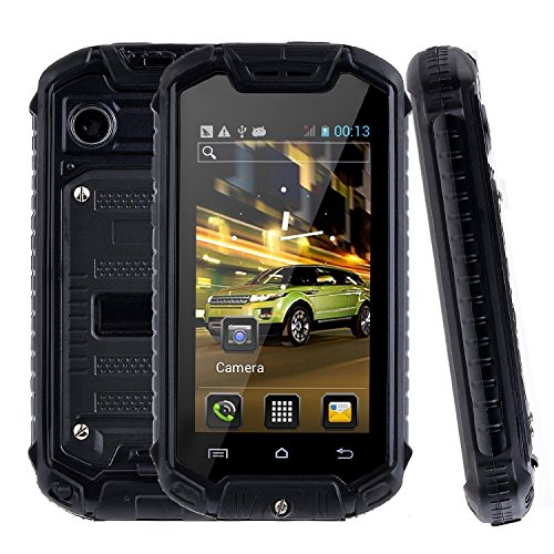 YINGJIE Mini Z18 sbloccato Smartphone Android 4.0.4 Dual SIM Dual Core antiurto telefono 2.45 pollici mobile antipolvere impermeabile (nero)