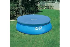 INTEX Pool-Abdeckplane für Easy-Pool, blau Ø 244cm Plane Poolplane Abdeckung Schutzplane