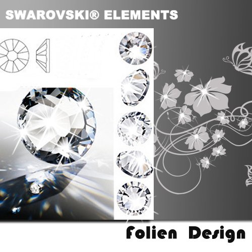 Wandtattoo Wand tattoo wandaufkleber WandStuecker selbstklebend SWAROVSKI ELEMENTS Kristalle Steine Kristall Strass Kristall Kristalle(10 Stueck ca. 4,0 mm Durchmesser )
