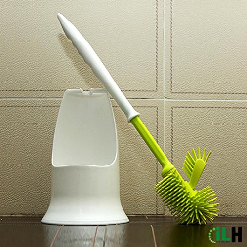 Klobürste,C’est 42*13cm TPR Bidirektionale Klobürste mit Halter-Set - 2