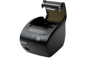 iggual-TP Easy 80W USB- Impresora Térmica de Tickets y Recibos 80 mm para TPV/POS- USB + RJ11, 230 mm/s- Corte Automático- Comercios, Restaurantes, Retail- Compatible Windows/Android/macOS- Negra