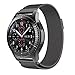 Produktbild SUNDAREE Gear S3 Frontier/Galaxy Watch 46MM Armband,22MM Milanese Metall Eelstahl Armband Ersatz Strap Uhrenarmband für Samsung Galaxy Watch 46MM/Samsung Gear S3 Frontier/Classic(S3 Schwarz Milanese)