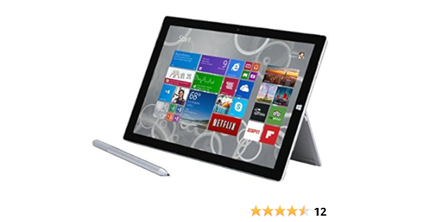 Microsoft Surface Pro 3 14 Core I5 1 9ghz 4gb Ram 128gb Ssd Amazon Co Uk Computers Accessories