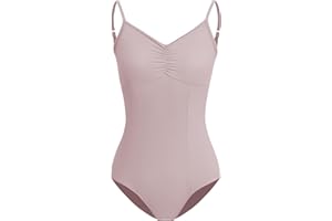 ZYXWVU Maillot Danza Ballet sin Mangas Leotardos Gimnasia Ritmica para Mujer