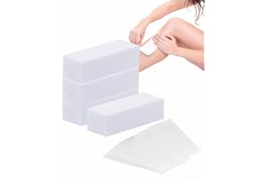 HOTKRUMP 400 tiras de fieltro para cera caliente y pasta de azúcar, tiras de cera de vellón para bikini, tiras de cera para cualquier tipo de depilación en piernas, pecho, espalda, zona íntima y cara (7 x 20