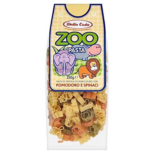 Preisvergleich Produktbild Dalla Costa Dreifarbige Zoo Pasta 250G (Packung mit 4)
