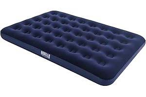 Bestway Pavillo Airbed Quick Inflation Outdoor Camping Air Mattress, Blue