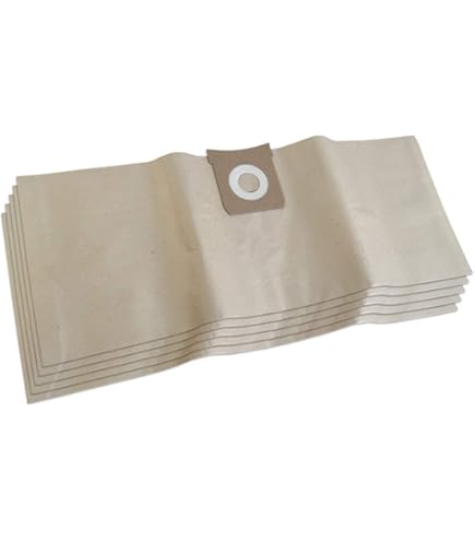 vhbw 10x stofzuigerzakken compatibel met Mio Star SuperVac 7600-7800 stofzuiger - microvlies, 28,6 cm x 17 cm, wit