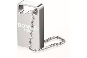 DONWEI Chiavetta USB 32 GB USB 2.0 Pen Drive USB 32 GB può Essere Appesa al Portachiavi e può Essere Portata in Giro