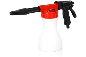 GALAXYER Skum Gun, justerbar spraypistol, 900 ml, ansluten till universell trädgårdsslang, spraypistol för bil, hushållsrengöring, trädgårdsvattning