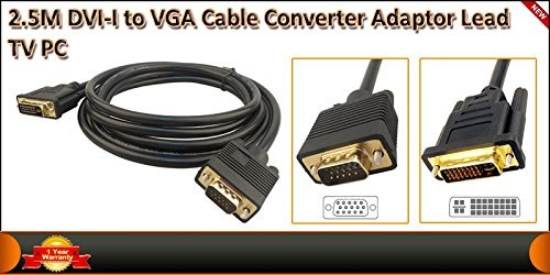Premium Qualität ultrics @ DVI-I 24 + 5 Pin auf VGA Video TFT Monitor TV LCD LAPTOP Konverter Adapter Kabel - 2