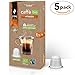 Produktbild King Cup - Bio und Fairtrade Kaffee - Intenso - 5 Packungen x 10 biologisch-abbaubare Nespresso®* Kapseln (50 Kapseln)