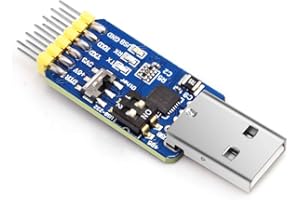 WITMOTION USB-UART 6-en-1 USB to Serial Converter, Multifonctionnel (USB vers TTL / RS485 / 232, TTL-RS232 / 485, 232 à 485), Module adaptateur universel avec CP2102 Compatible