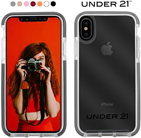 iPhone X Case, Premium Shockproof Cover [Hard-Back] Impact Resistant [Shock Absorbing] Bumper [Scratch Resistant] Protective [Anti-Drop] Transparent [clear] 2017 Release [Christmas Deal] (Grey)