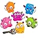 Produktbild German Trendseller® - 8 x Bunte Nerdy Terdy Monster  Schlüsselanhänger 8 Monster Anhänger  Diese Monster werden dich ab nun auf deiner Reise begleiten 