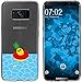 Price comparison product image PhoneNatic Silicone Case compatible with Samsung Galaxy S8 summer M2 Case Galaxy S8 + Flexible protective film