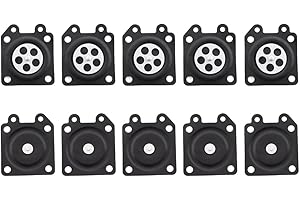 MCHNIC 10 x carburatori membrana di riparazione per carburatore Walbro WA & WT per molti attrezzi da giardino, ad esempio Stihl, Partner, Echo, Efco, Alpina, Fuji, Robin, Husqvarna, Tanaka, Shindaiwa,