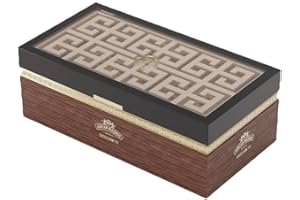 Zigarren Humidor ADRIAN MAGNUS Spanische Zeder hölzerne Zigarrenbox, Exceslium 100, Hygrometer, Luxus-Humidor, 100-150 Zigarren