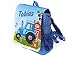 Produktbild Kleiner Kinderrucksack Traktor in blau mit Name Bedruckt, Ideal für Kita/Kindergarten, Kindergartenrucksack