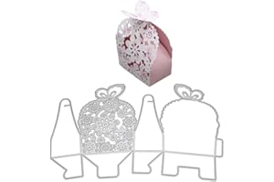 GEMINI_MALLL Gemini_mall® Cutting Dies, Lace Flower Butterfly Gift Box Cutting Dies Metal Embossing Stencil For Scrapbooking DIY Album Paper Card Art Craft Decor (Butterfly Gift Box)