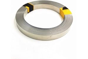 ‎TECNOIOT 1 rolka 5 metrów 0,2 mm x 8 mm taśma z czystego niklu 99,96% do zgrzewania punktowego akumulatora z niklu