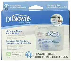 Dr. Browns Microwave Steam Sterilizer Bags (2 Pack)