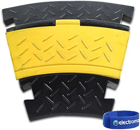 MASTER AUDIO 2 CHANNEL CABLE PROTECTOR INTERLOCKING 30? CORNER PIECE FLOOR DUCTING