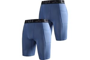 LAFROI Men's Quick Dry Cool Compression Fit Tights Shorts Waistband-YSK09