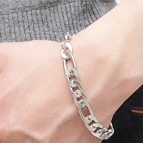 JUNGEN Armband Mode Herren Edelstahl Bracelet Bangle Weiße Armband Schmuck Zubehör - 5