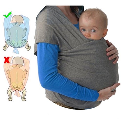 Baby Wrap Sling UK ? Best Baby Sling Wrap ? Ergo Baby Carrier ? Breastfeeding Sling 0-3yrs with Carry Case ? Hold your Baby close to your Heart
