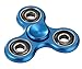 Produktbild FüR Kinder Und Erwachsene Geschenk Dreieck Einzigen Finger Hand Spinner fidget Stress Reducer Toy Metall Finger Kreisel(Blau)