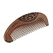 Hair Combs,Portable Moon Shaped Toothed Healthy Hair Care Peach Wood Comb Anti-static Barbers Combs Hair Comb for Women Ladies Mens Perfect for Your Beard, Moustache & Hair