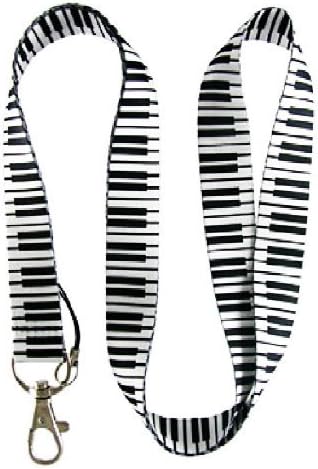 Piano Keyboard Music Lanyard Keychain Holder (1 Pc) by Sakhavu