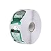 1Roll of 500pcs Form Nail Art Tip Rolls Acrylic Curve Gel Guide Sticker Green Horseshoe Shape Extension Nails by Subay