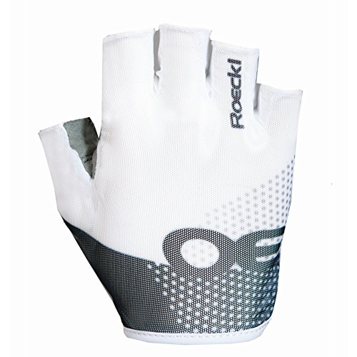 Preisvergleich Produktbild Roeckl Idro Sommer Radhandschuhe Kurzfinger, Mehrfarbig (weiß / schwarz), 7