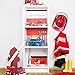 Produktbild Klebefolien Feuerwehr passend für dein schmales IKEA Billy Regal (T28xB40xH106) - Möbel nicht inklusive