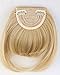 One Piece Straight 8 Inches Bang Clip in on Bangs Fringe Hair Extension Extensions Womens Ladies Girls Fashion Choice Black Blonde Brown…