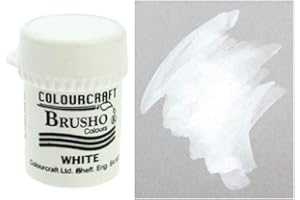 PANPASTEL Colorfin Brusho Crystal Colour 15G White, Acrylic, Multicolour, 3.04x3.04x5.08 cm
