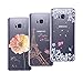 Produktbild Yokata [3 Packs] Kompatibel mit Hülle Samsung Galaxy S8 Plus / S8+ Silikon Transparent Durchsichtig Handyhülle Schutzhülle TPU Dünn Slim Kratzfest - Turm Fahrrad + Blumen Schmetterlinge + Blumen