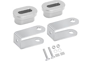 XBERSTAR Tendeur de chaîne de moto pour LOSI 1/4 Promoto-MX RC en alliage d'aluminium (argenté)