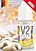 Produktbild V2 Vape Vanille-Kipferl AROMA / KONZENTRAT hochdosiertes Premium Lebensmittel-Aroma zum selber mischen von E-Liquid / Liquid-Base für E-Zigarette und E-Shisha 10ml 0mg nikotinfrei