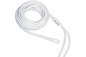 GOLDMAN SERVICE | Cable Calefactor Resistencia Bipolar de Silicona Anti Congelación Tuberías | 8 Metros, 120 Vatios | Incubadoras, Acuarios, Reptiles, Invernaderos, Fermentación (8 m | 120W)