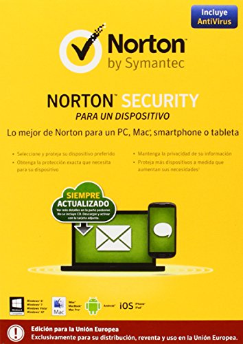 Norton Security - Antivirus  Espa  ol  1 Usuario  1 A  o