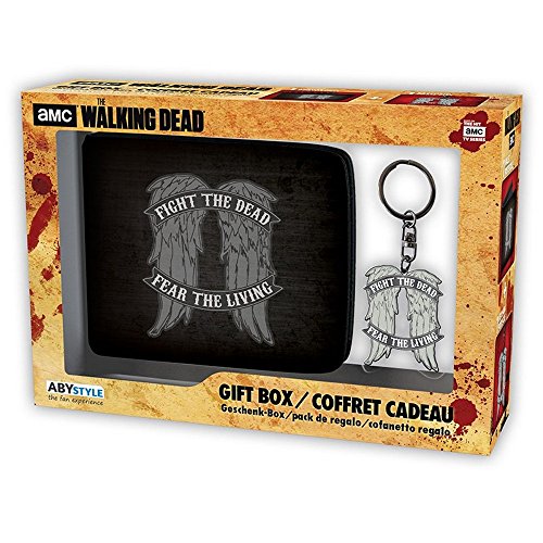 Preisvergleich Produktbild The Walking Dead - Geldbörse + Schlüsselanhänger - Daryl Dixon Wings