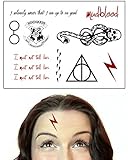 Temporary Tattoo Set: Harry Potter Film Tattoos