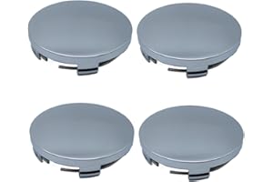 CATOR 4 Pezzi Coprimozzo, Coprimozzo Ruota ABS 60mm, Copertura del Cerchio, Accessori Universali Tappi del Mozzo Automobile per BMW Volkswagen Mercedes Audi (OD 60 mm ID 56 mm)