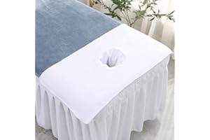 TEFEXER SPA Massage Table Coral velvet SPA Massage Table Face Towel with Hole ALL